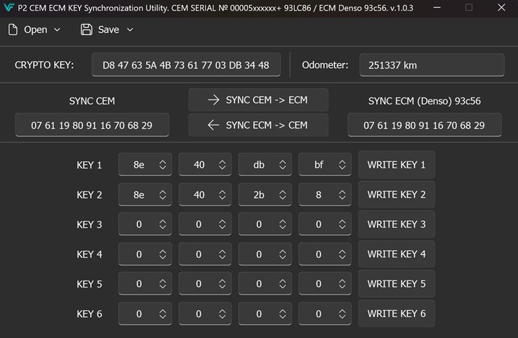 VOLVO P2 - CEM SERIAL NUMBER 00005xxxxxx+ CEM 93LC86 - ECM Denso 93c56 VOLVO P2 - CEM SERIAL NUMBER 00005xxxxxx+ CEM 93LC86 - ECM Denso 93c56